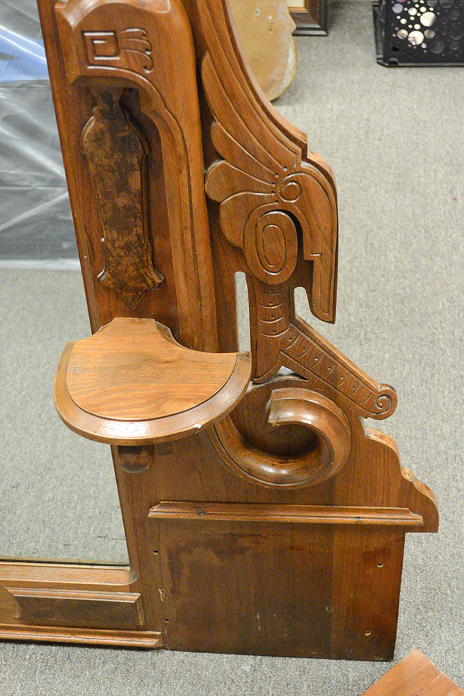 Antique Eastlake Marble Top Vanity with Mirror