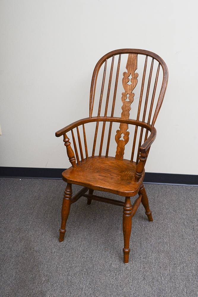 Pair of Sack Back Windsor Style Chairs