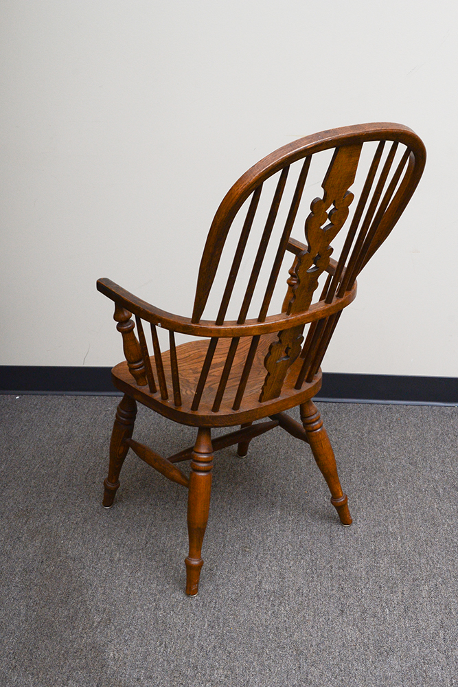 Pair of Sack Back Windsor Style Chairs