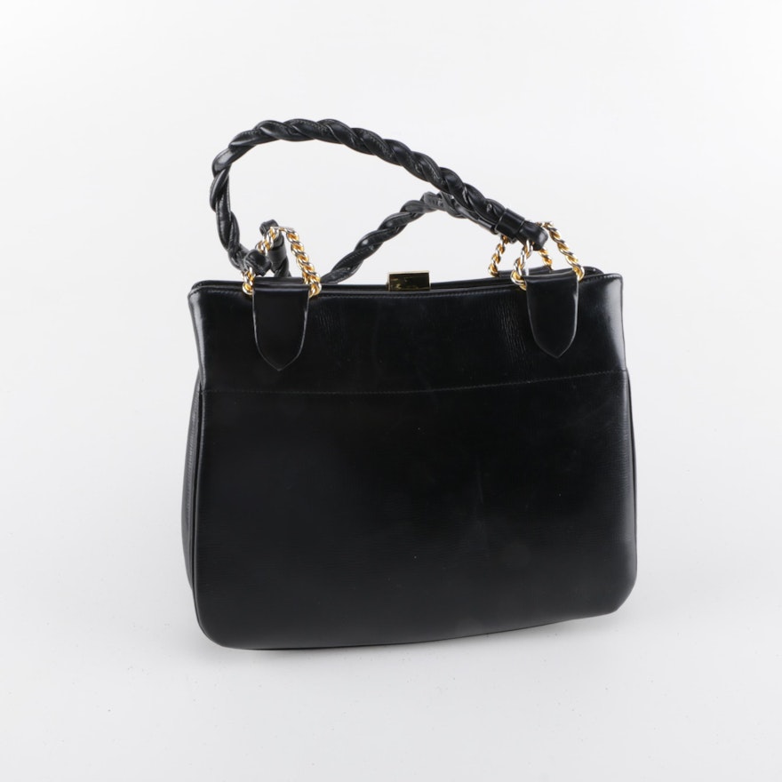 Vintage Coblentz Black Leather Handbags