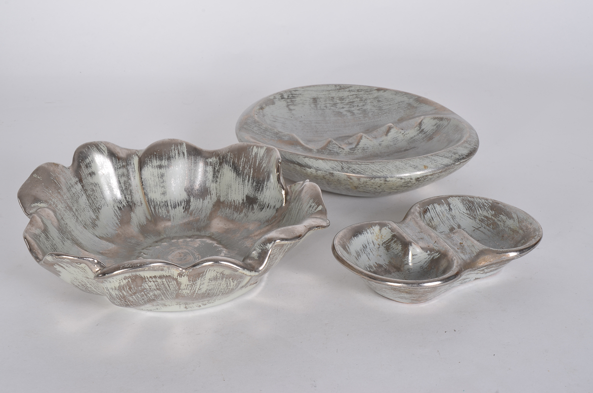 Assortment of Stangl "Colonial Silver" Art Pottery