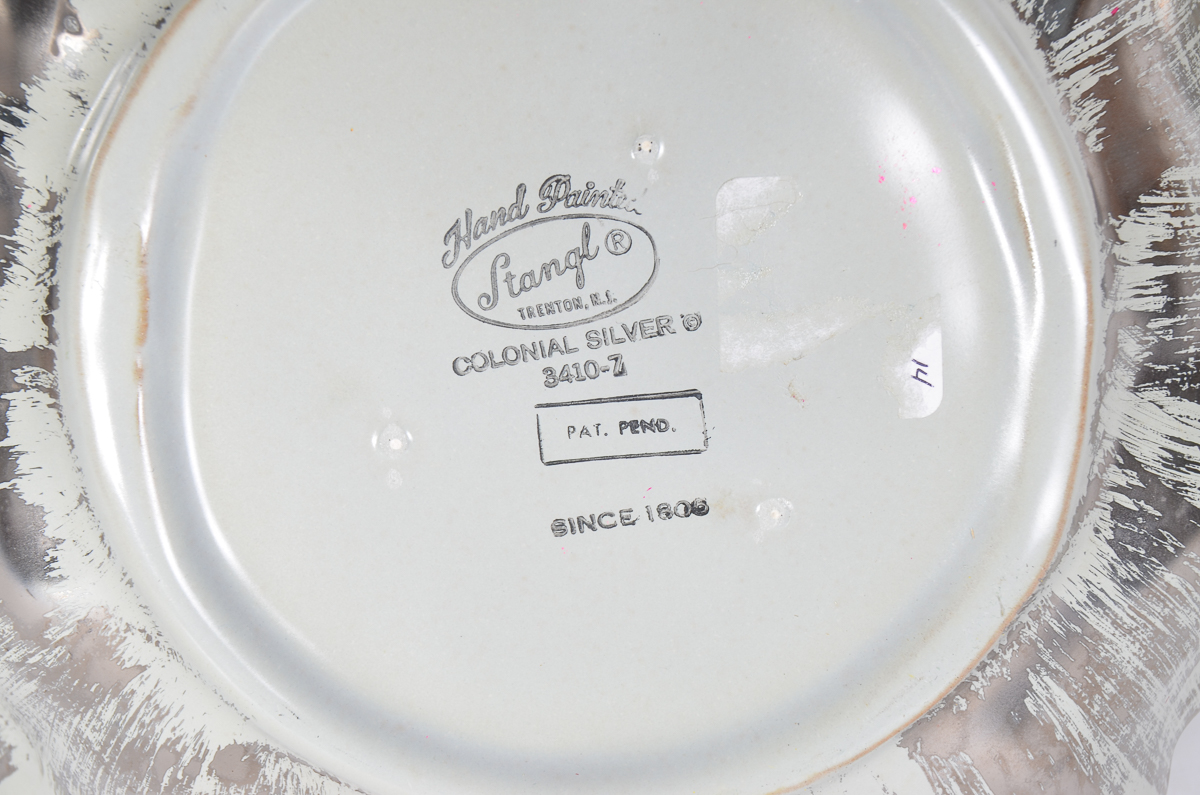 Assortment of Stangl "Colonial Silver" Art Pottery