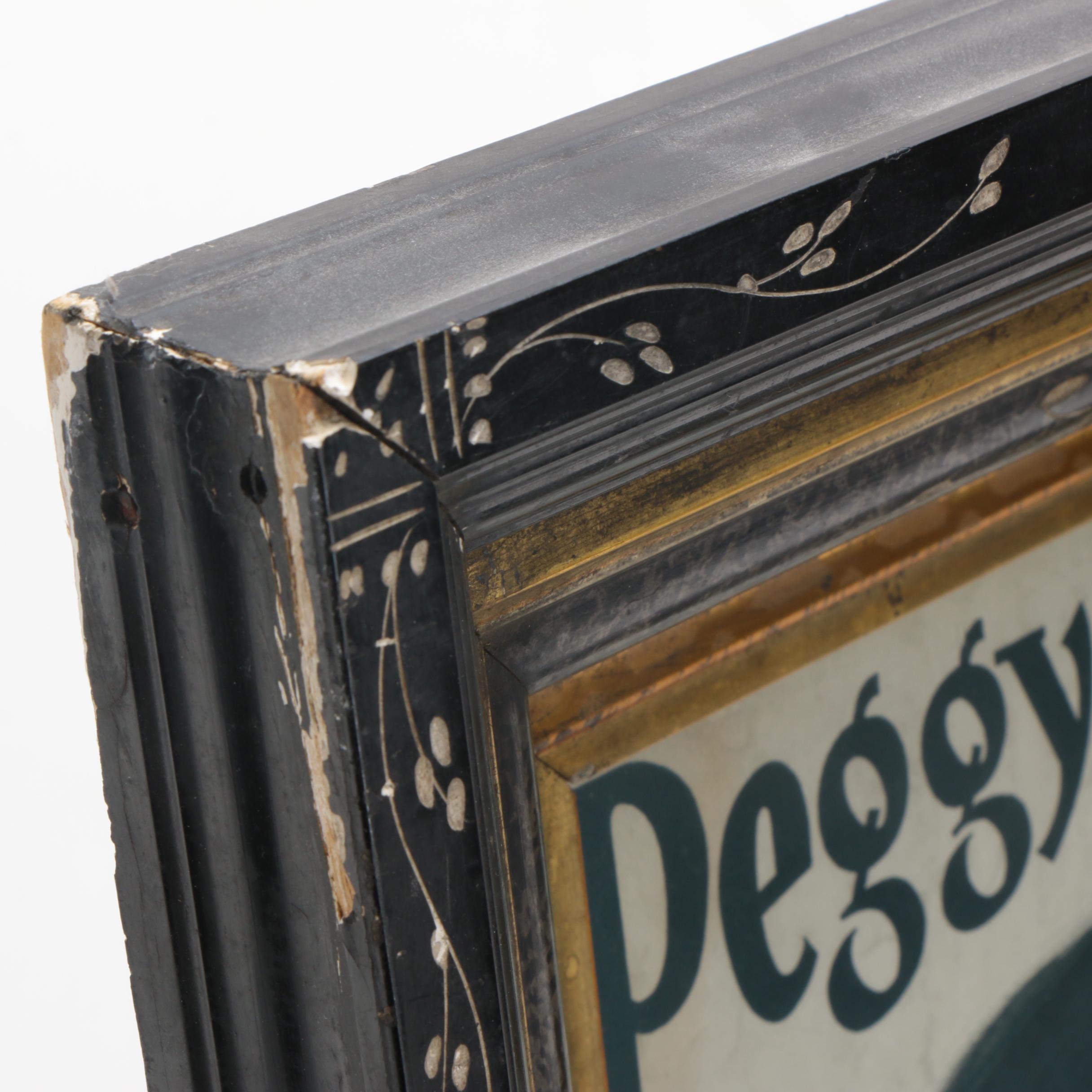 Offset Lithograph on Paper Sheet Music Cover for "Peggy O'Neil"