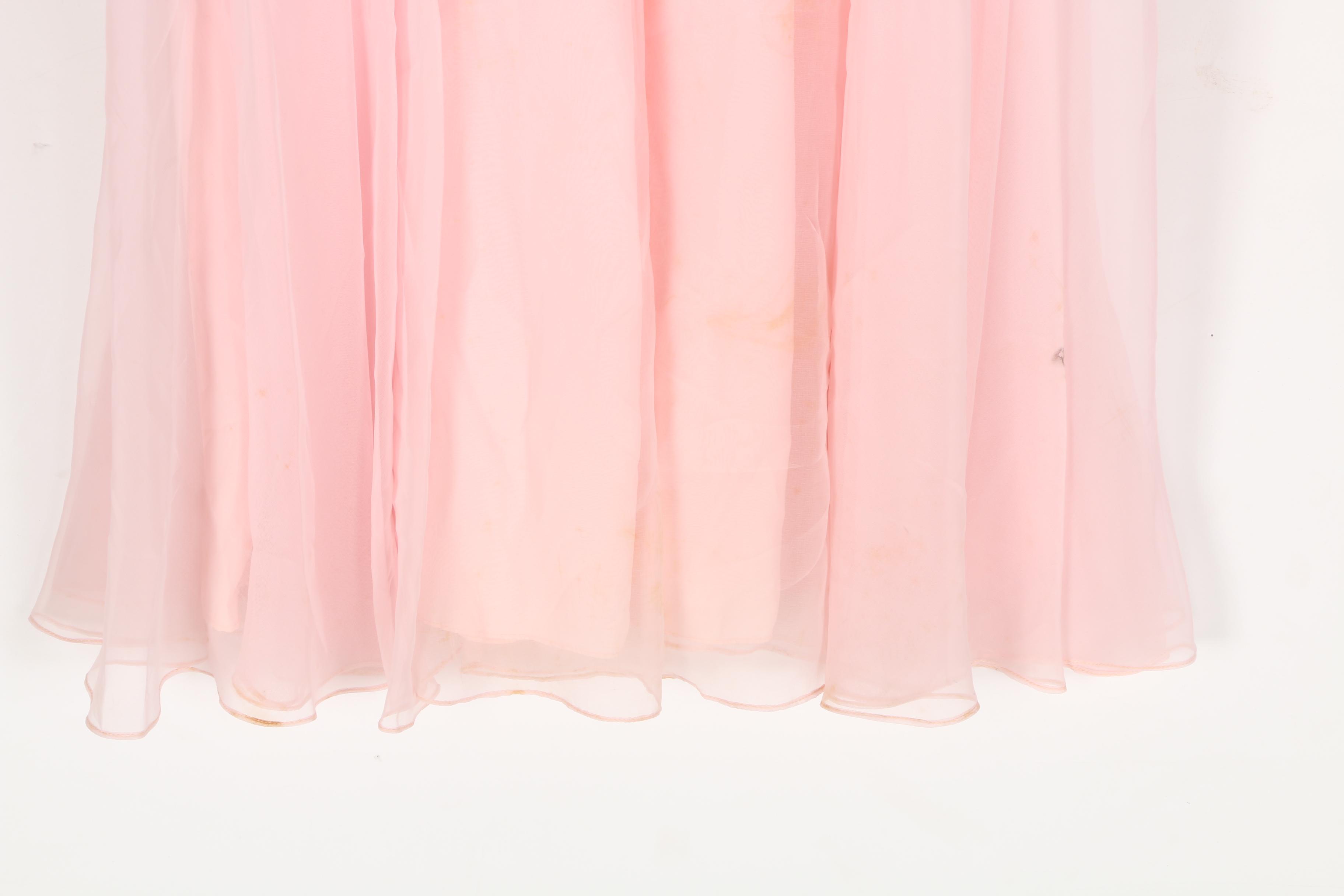 Jack Bryan Beaded Pink Gown