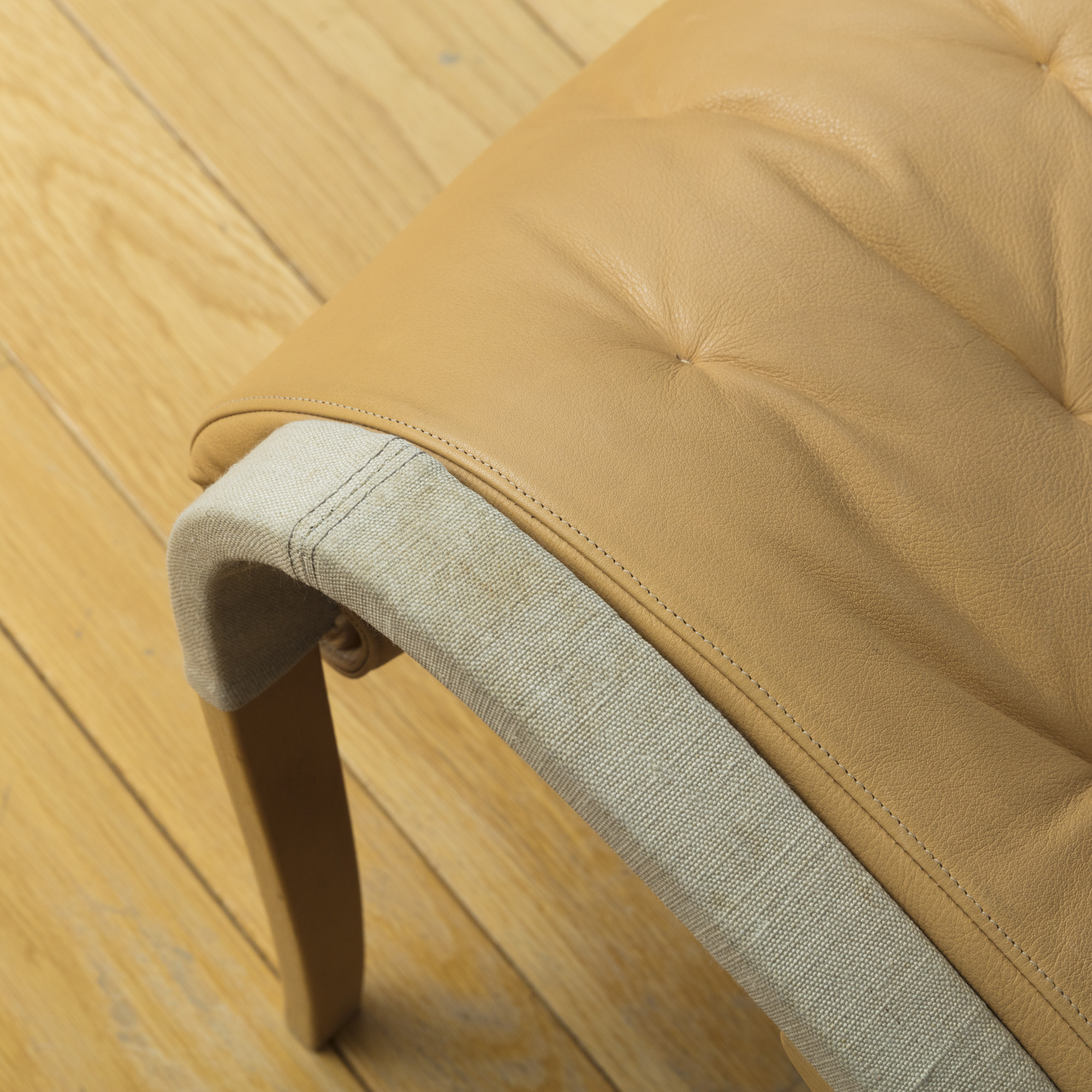 Bruno Mathsson "Pernilla" Lounge Chair and Footrest