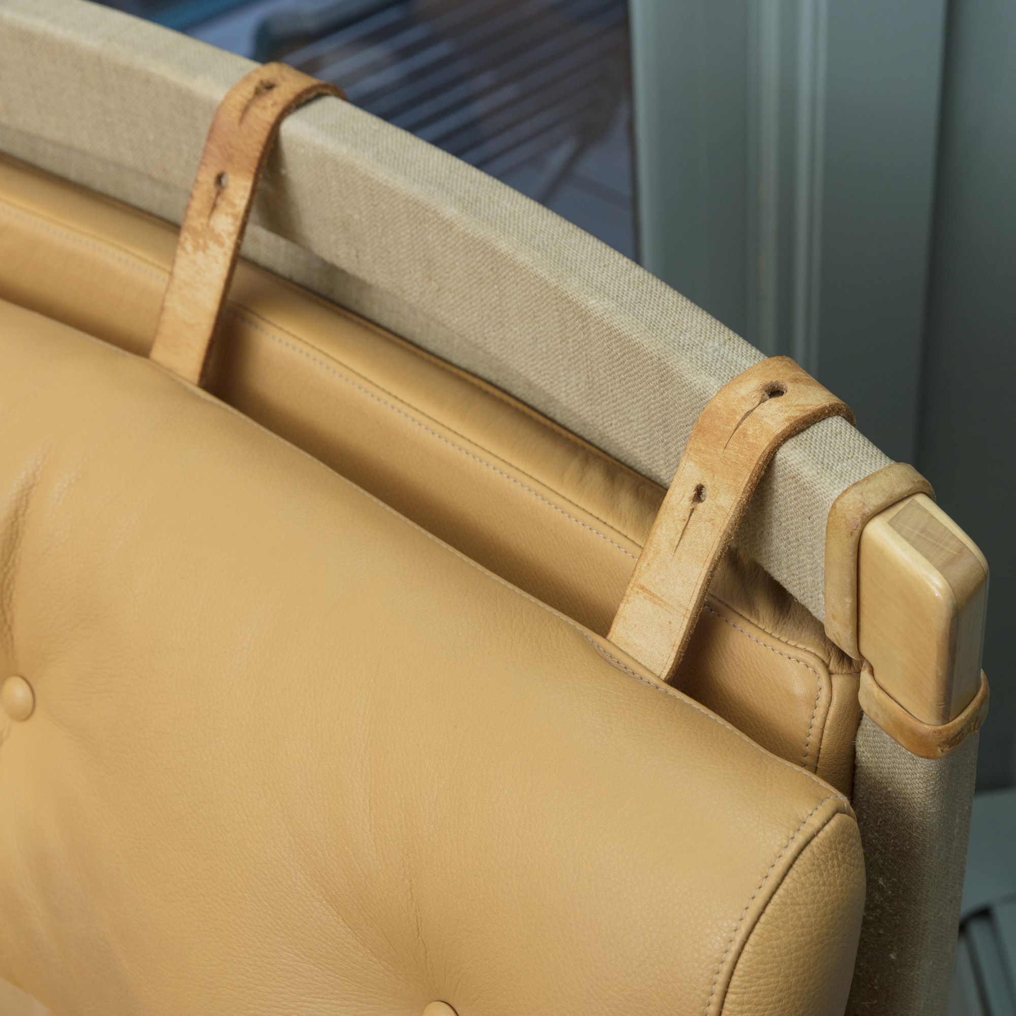 Bruno Mathsson "Pernilla" Lounge Chair and Footrest