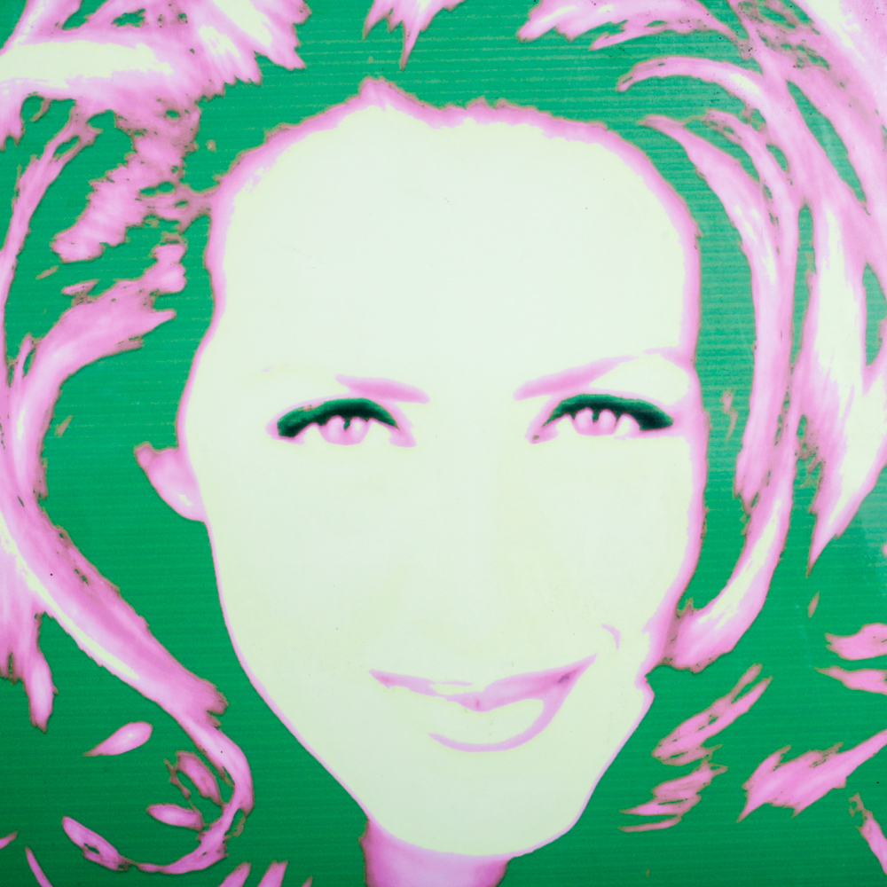 Offset Lithograph Art Print of Joely Fisher With Autograph