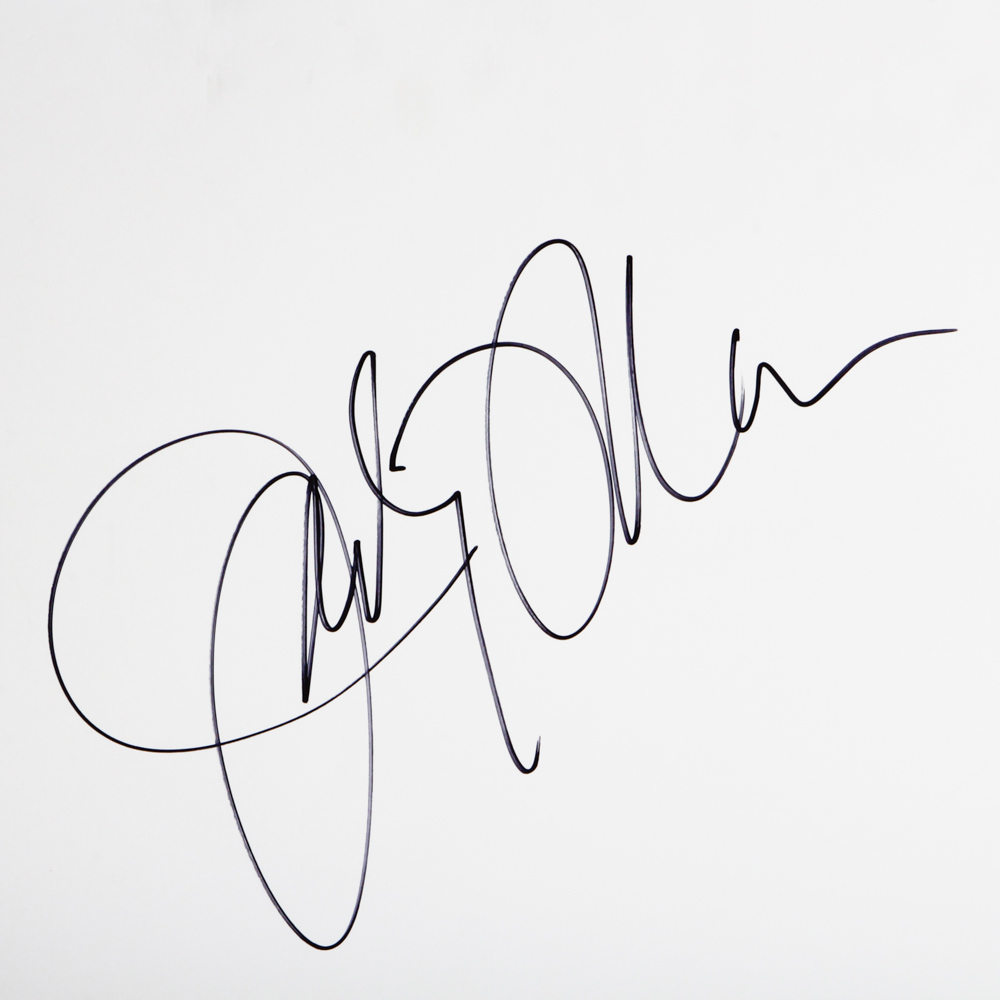 Framed "Ellen" Poster Autographed by Joely Fisher