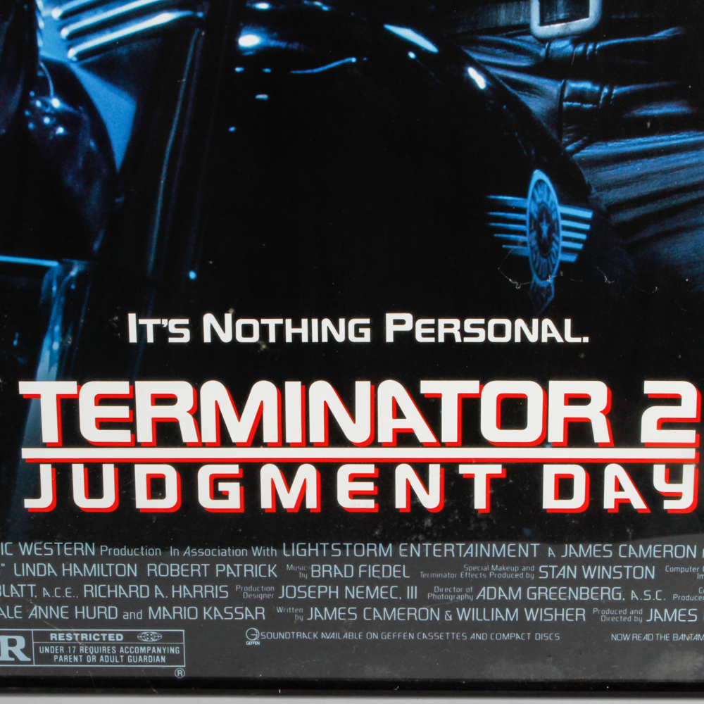 Offset Lithograph Movie Poster "Terminator 2 Judgement Day"