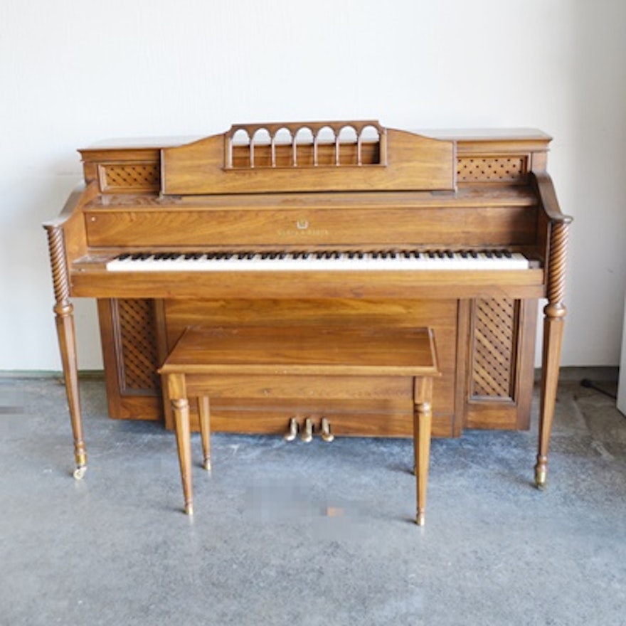 Story & Clark Console Piano and Bench