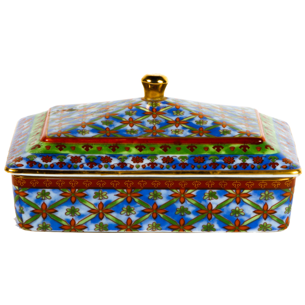 Neiman-Marcus Porcelain Vanity Box