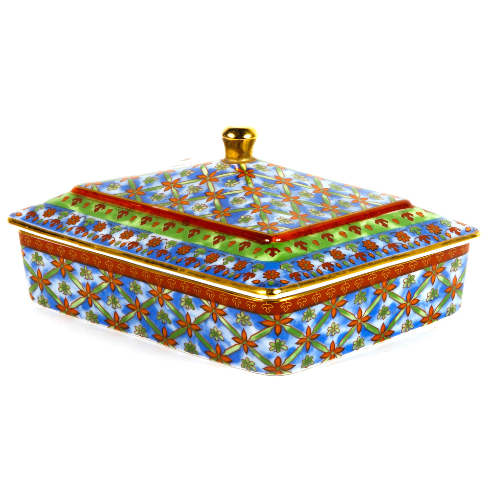 Neiman-Marcus Porcelain Vanity Box
