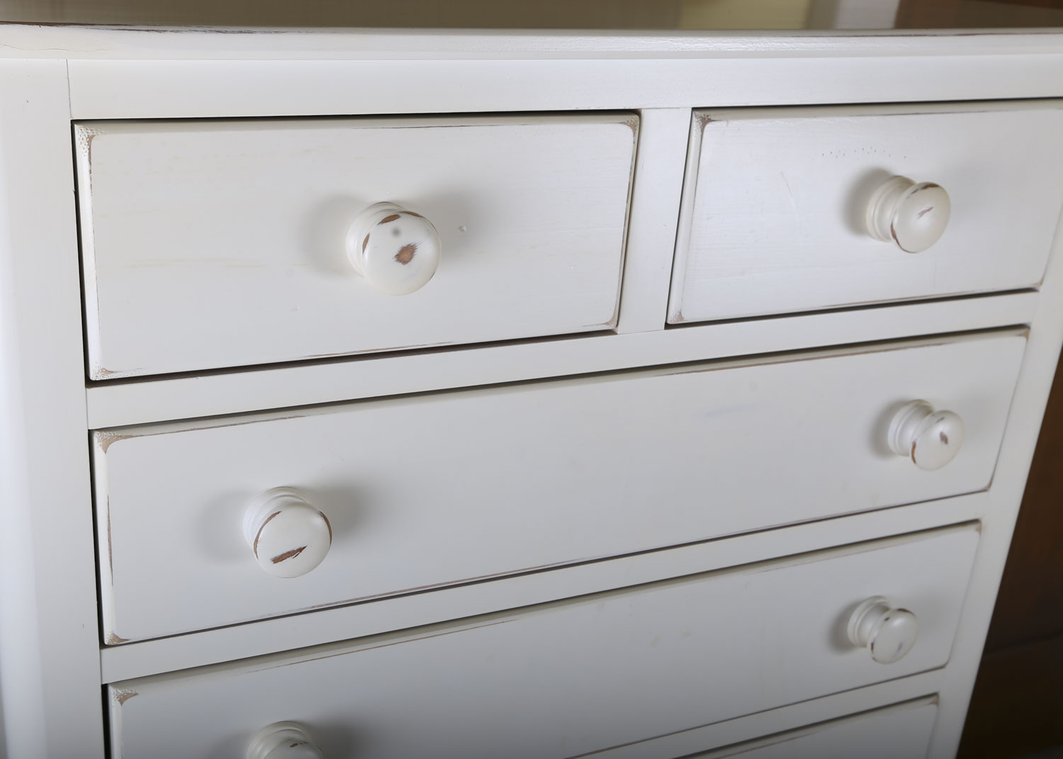 White Wooden Chest of Drawers by Lexington