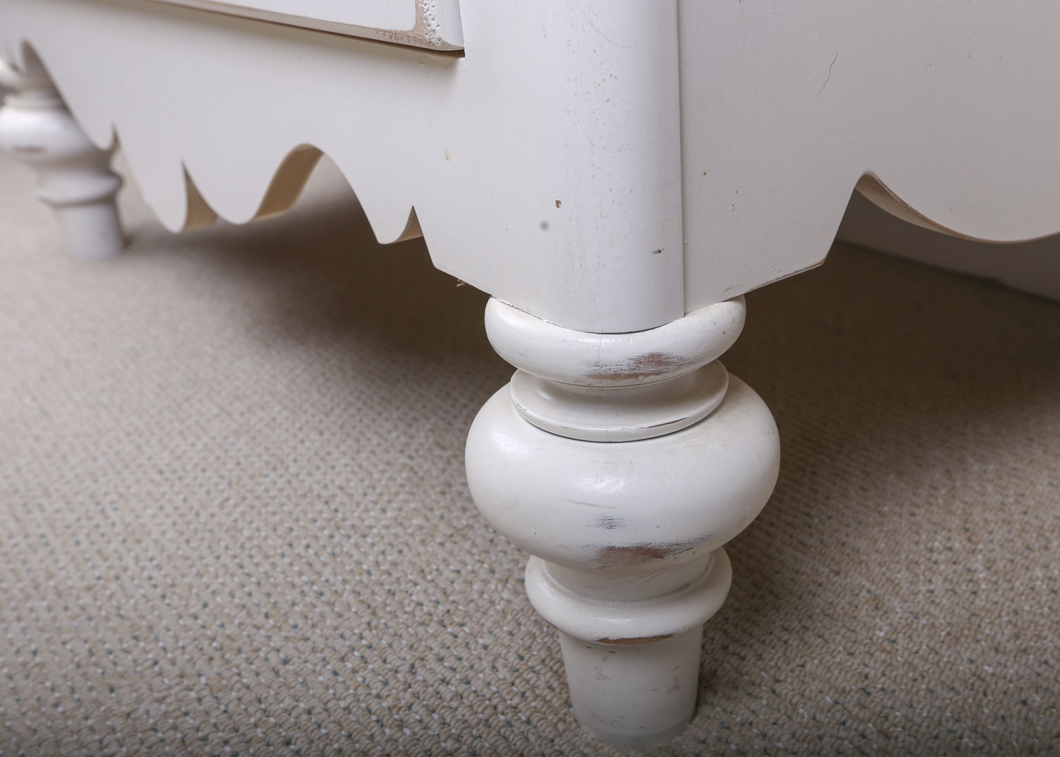 White Wooden Chest of Drawers by Lexington