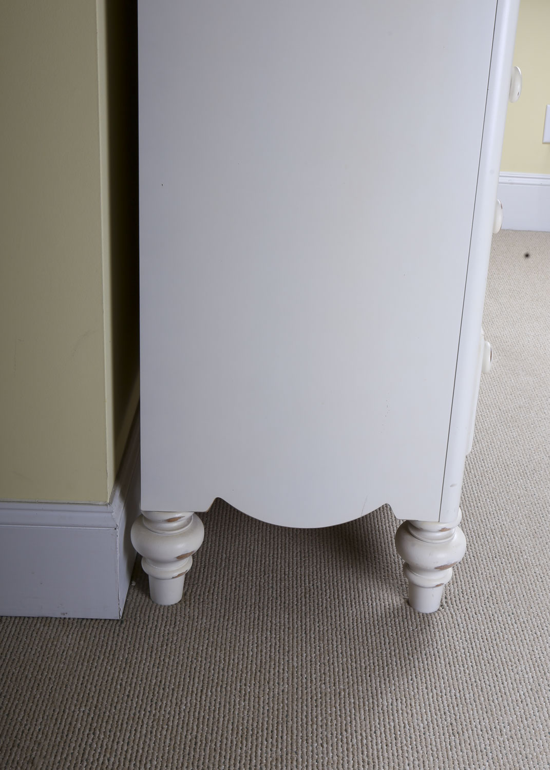 White Wooden Chest of Drawers by Lexington