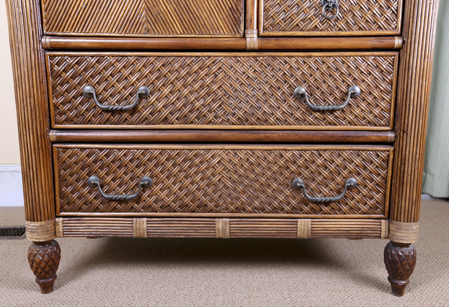 Rattan Front Chifforobe by Lexington