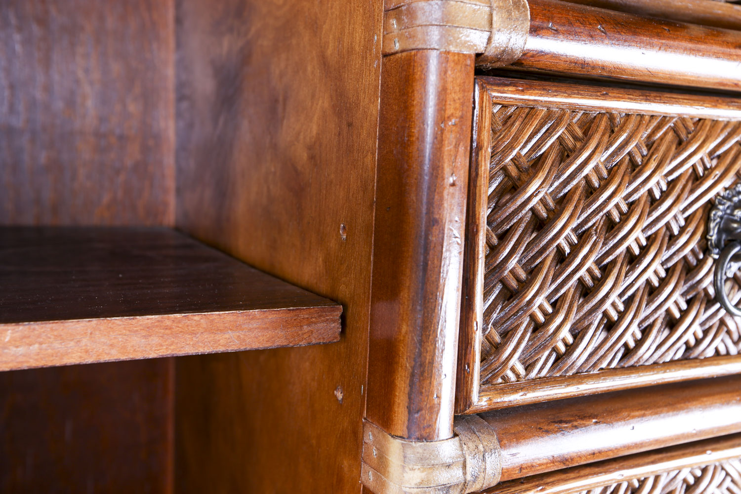 Rattan Front Chifforobe by Lexington