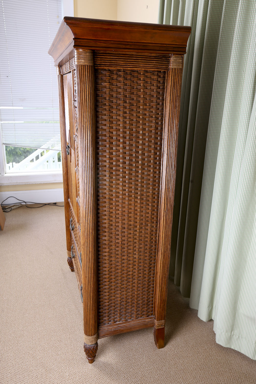 Rattan Front Chifforobe by Lexington