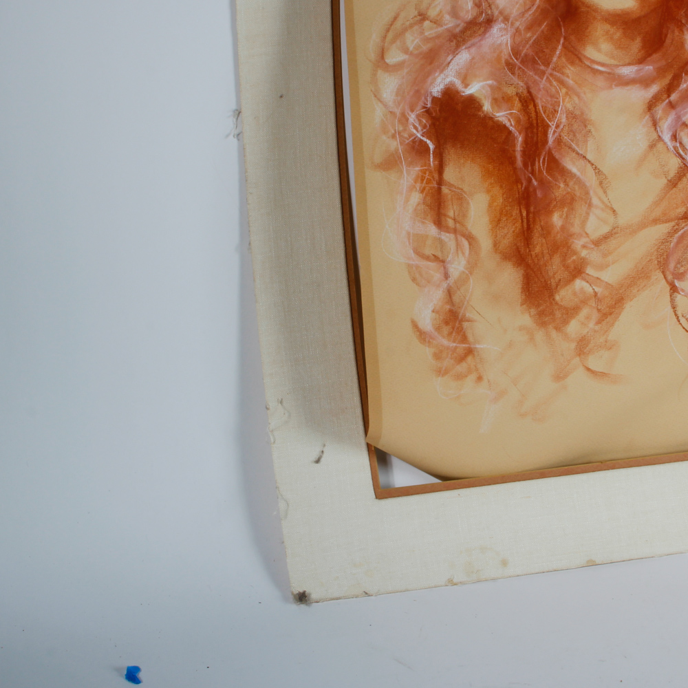 Connie King Pastel Drawing of Joely Fisher and Limited Edition Print