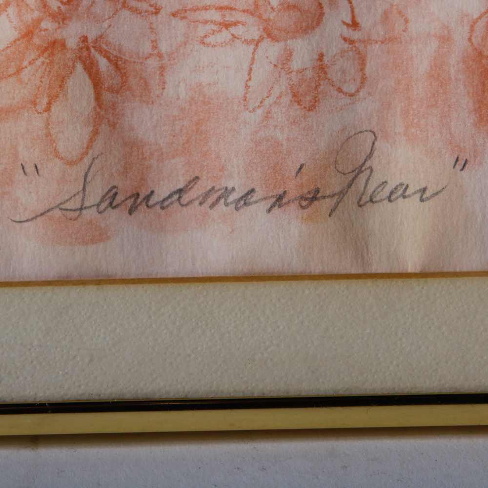 Connie King Pastel Drawing of Joely Fisher and Limited Edition Print