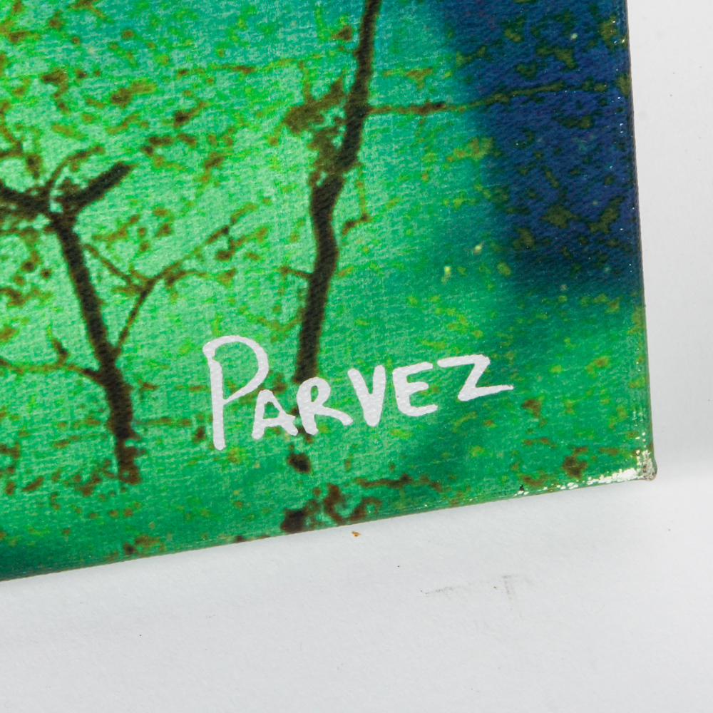 2009 Abstract Giclée Print on Canvas After Parvez Taj's "Bright Lights"