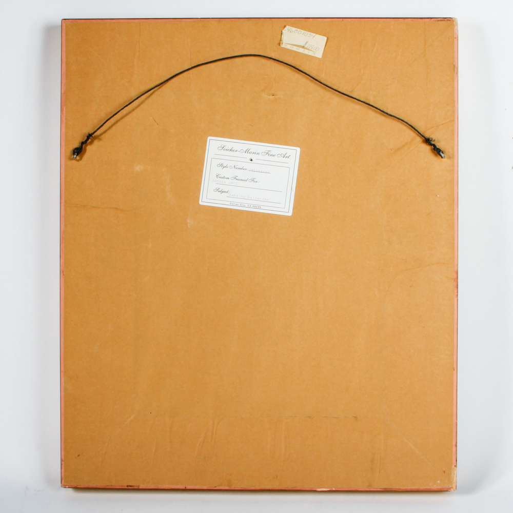 Offset Lithograph After Edgar Degas "Dancer Leaning Forward"