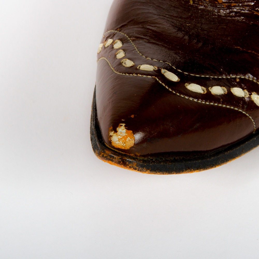 Women's Leather Cowboy Boots Featuring Justin