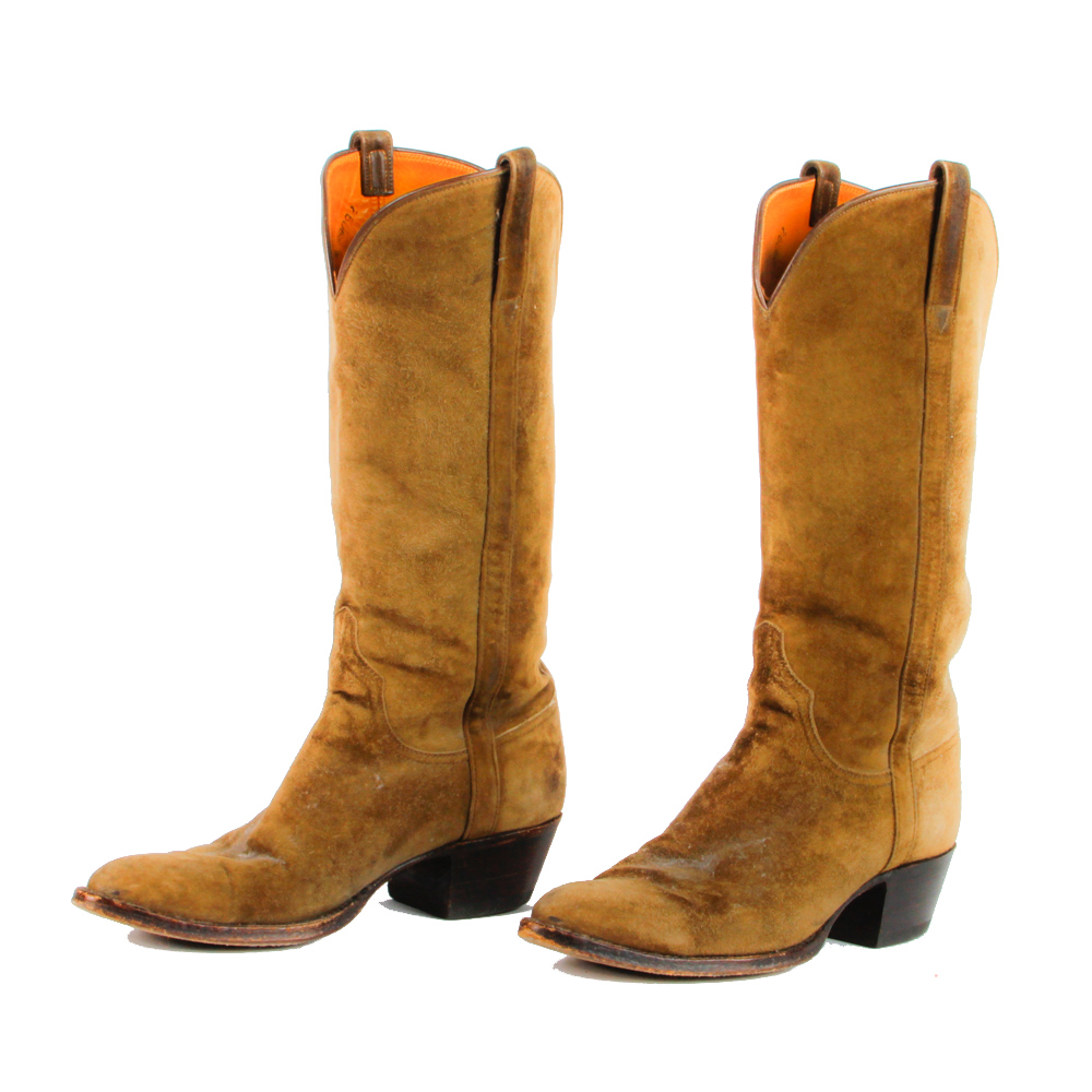 Women's Leather Cowboy Boots Featuring Justin