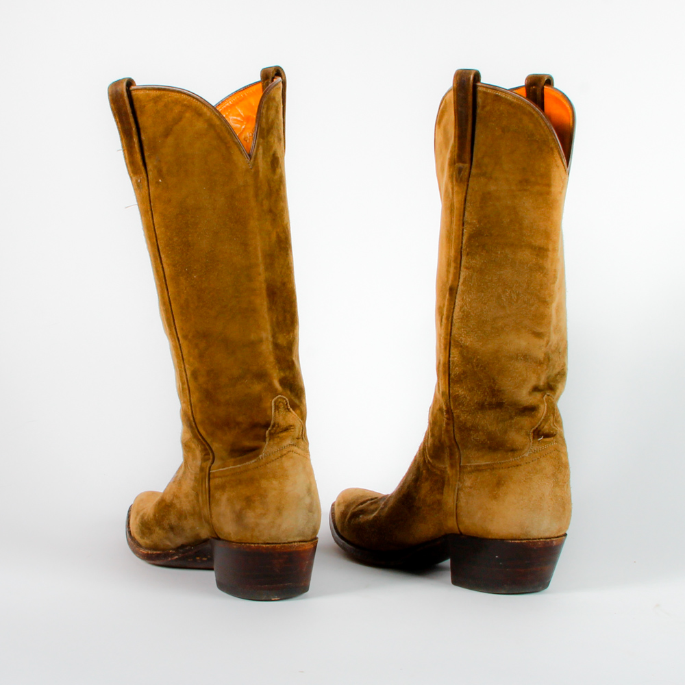 Women's Leather Cowboy Boots Featuring Justin