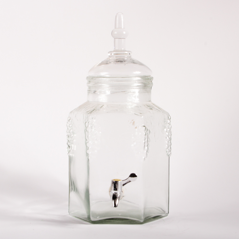 Collection of Lidded Glass Jars