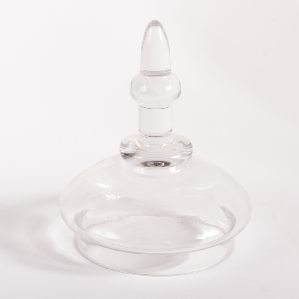 Collection of Lidded Glass Jars