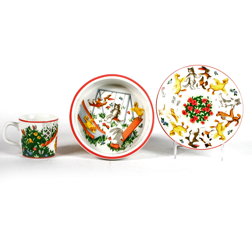 Tiffany & Co "Tiffany Playground" Pattern Children's Tableware