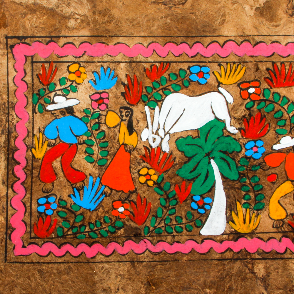 Mexican Amate Bark Paintings