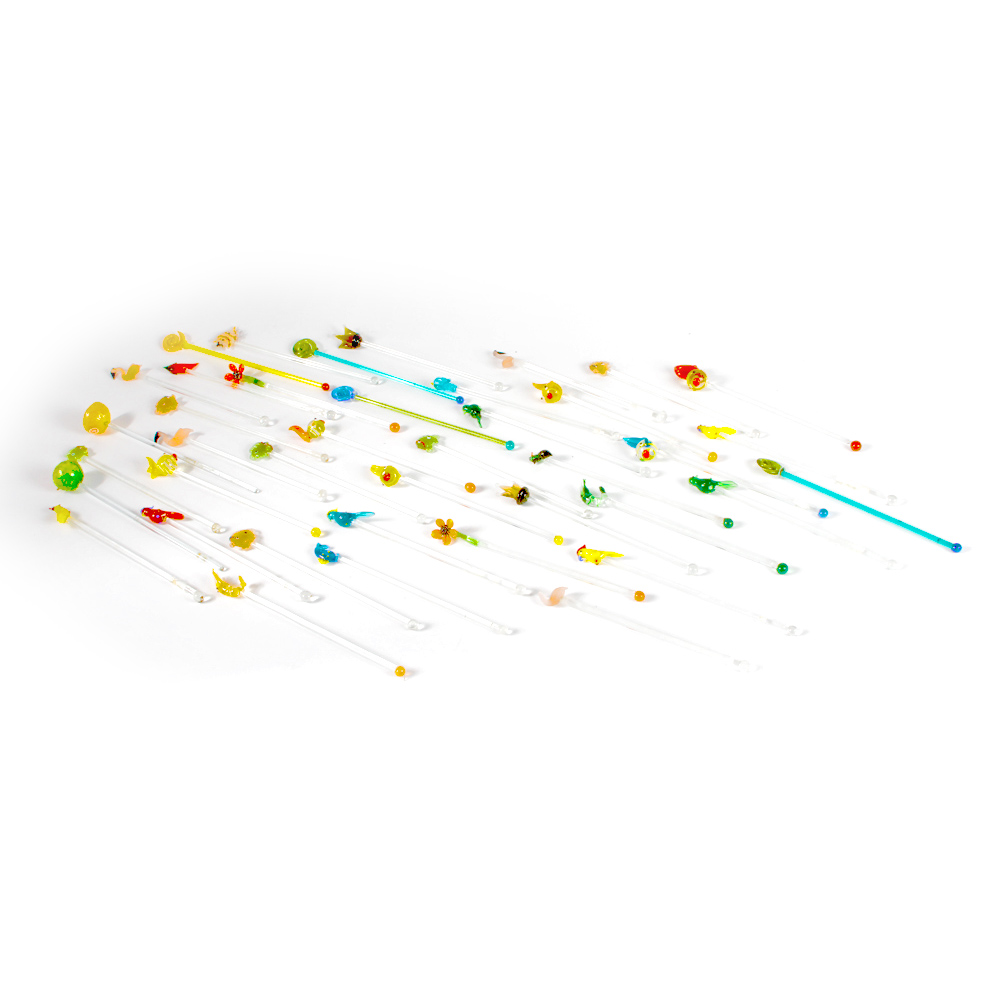 Art Glass Swizzle Sticks