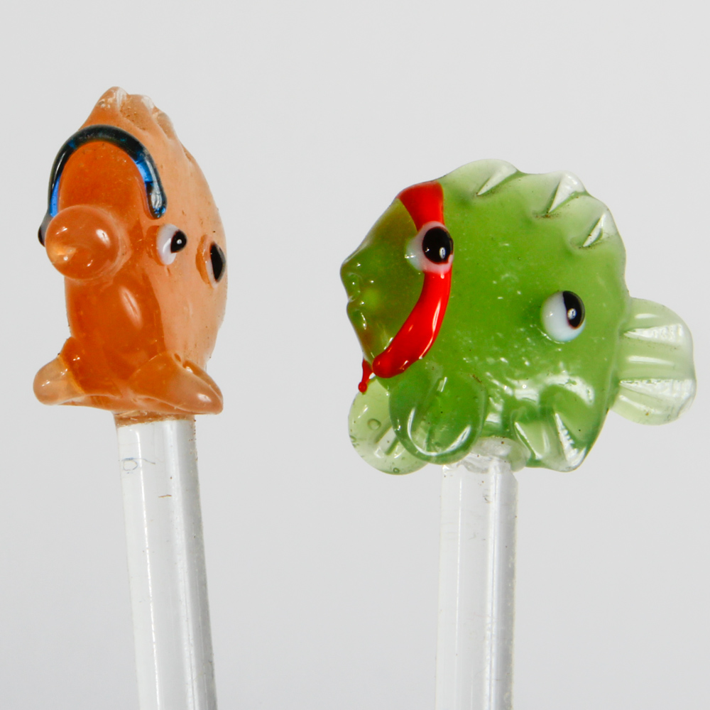Art Glass Swizzle Sticks
