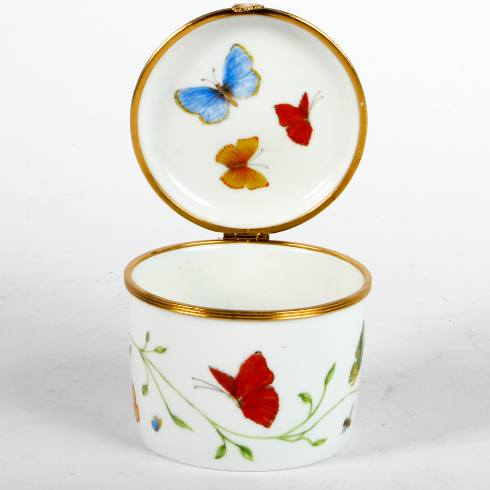 Raynaud Limoges Porcelain Trinket Boxes