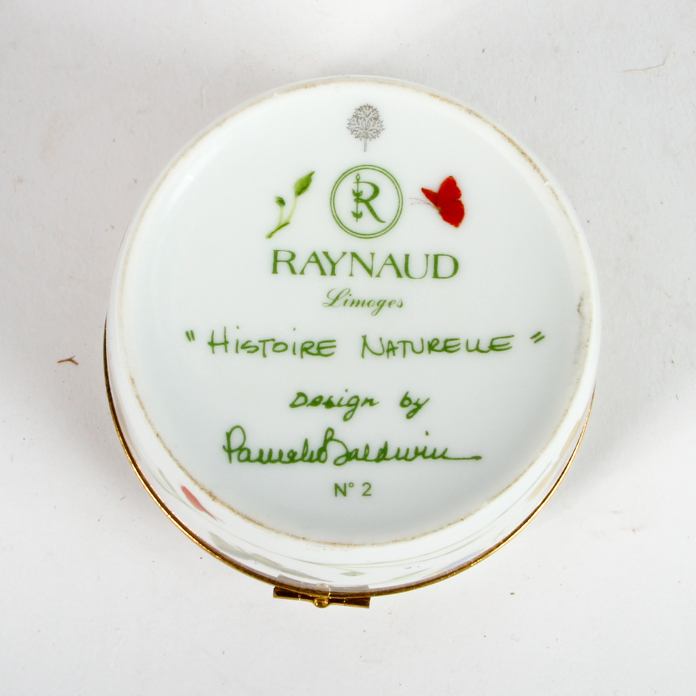 Raynaud Limoges Porcelain Trinket Boxes