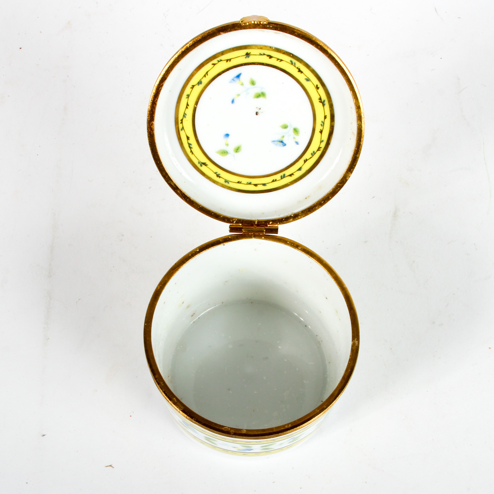 Raynaud Limoges Porcelain Trinket Boxes