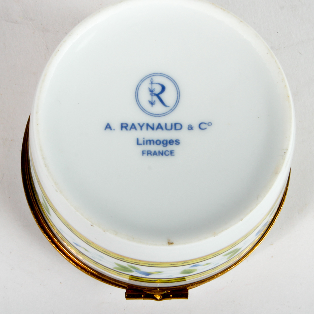 Raynaud Limoges Porcelain Trinket Boxes