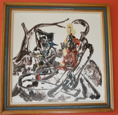 Harold Kimball Original Figural Abstract Oil on Canvas
