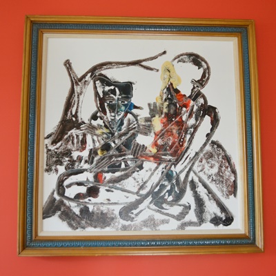 Harold Kimball Original Figural Abstract Oil on Canvas