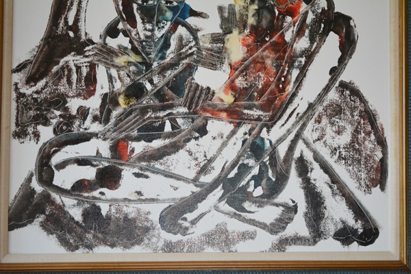 Harold Kimball Original Figural Abstract Oil on Canvas