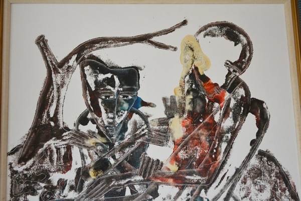 Harold Kimball Original Figural Abstract Oil on Canvas