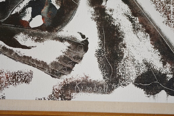 Harold Kimball Original Figural Abstract Oil on Canvas