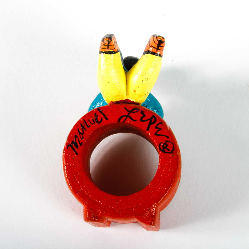 Handmade Manuel Lupe Ceramic Napkin Holder Set