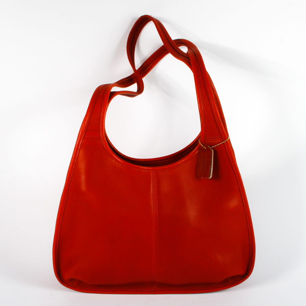 Coach Red Leather Handbag