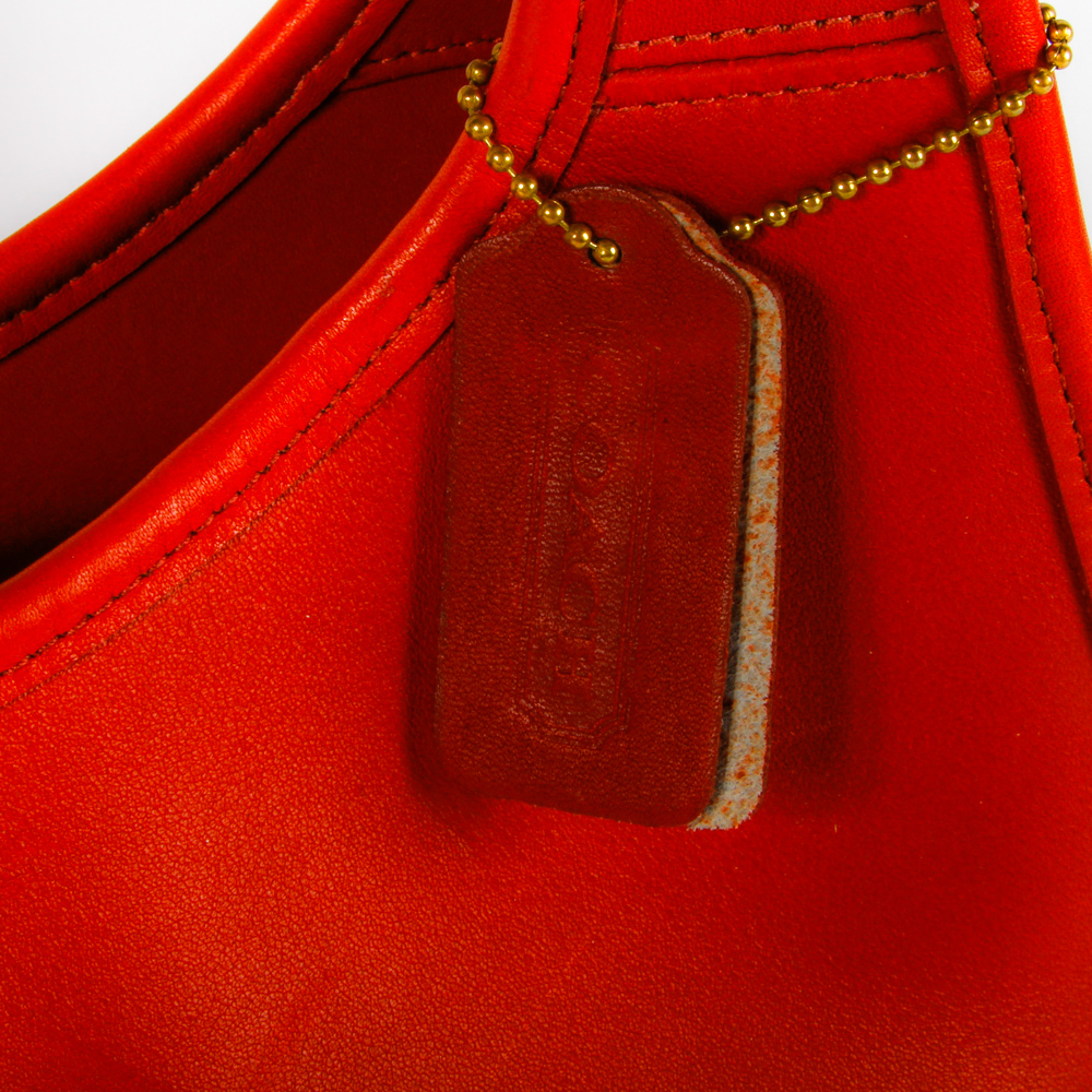 Coach Red Leather Handbag