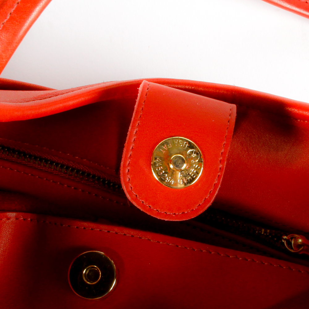 Coach Red Leather Handbag