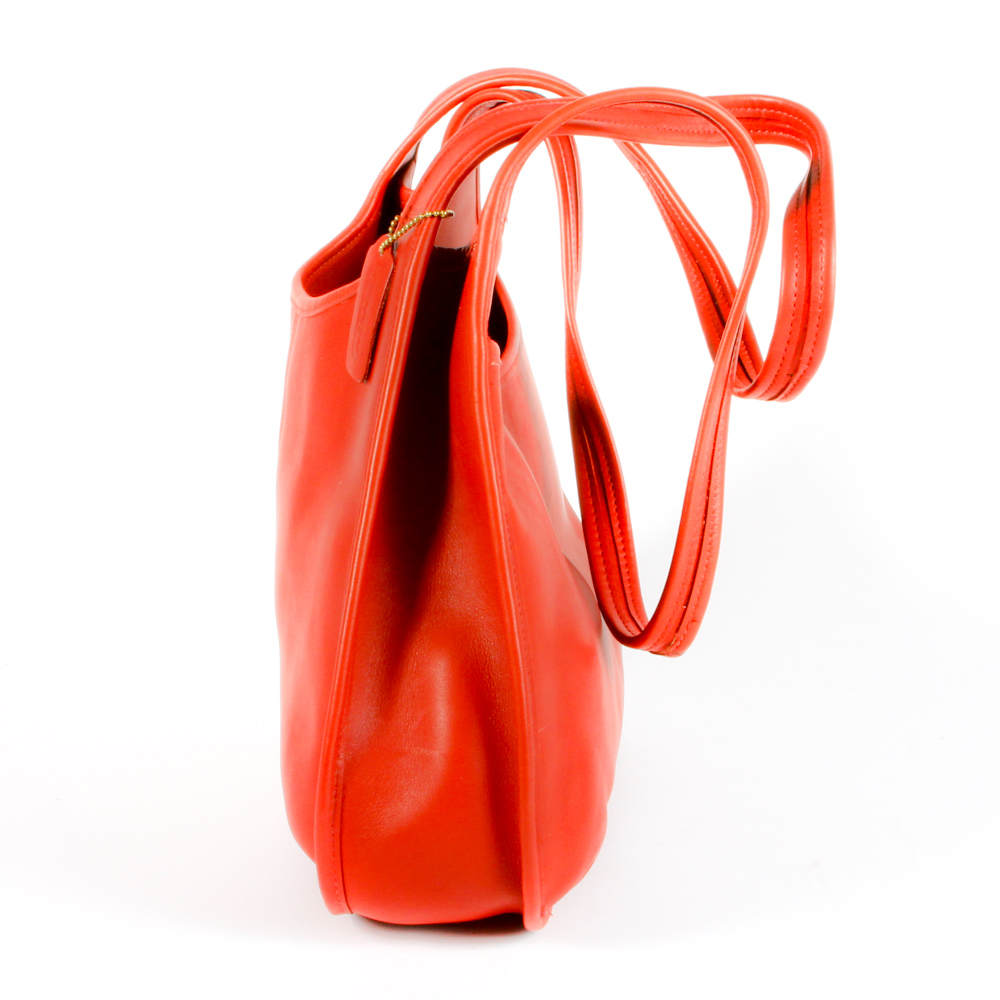 Coach Red Leather Handbag