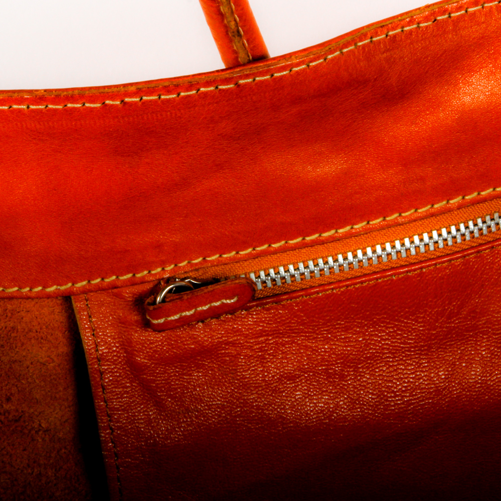 Barney's New York Leather Tote Bag